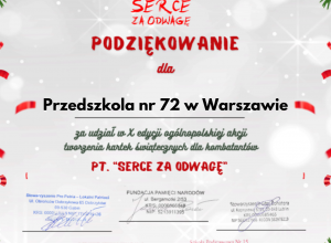 "Serce za odwagę"